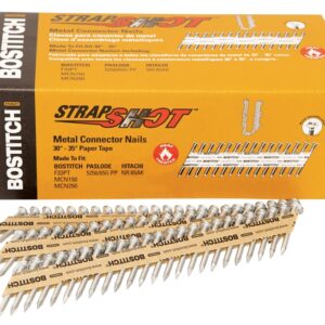 Bostitch Strapshot PT-MC13115G-1M Series Connector Nail, Paper Tape Collation, Suitable for: RN250 Competitor Tools