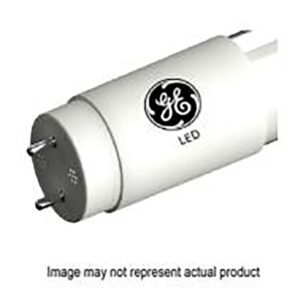 GE 37164 LED Tube Light Bulb, Specialty, T8 Lamp, Bi-Pin Lamp Base, Dimmable, Frosted, Soft White Light