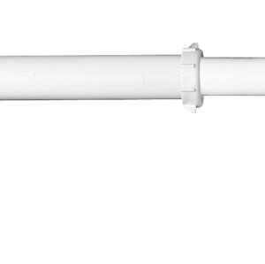 Plumb Pak PP919W End Waste Outlet, 1-1/2 in, Slip, Plastic, White