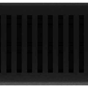 Imperial RG3439 Floor Register, Polystyrene, 10 in W Duct Opening, 4 in H Duct Opening, Black Iron