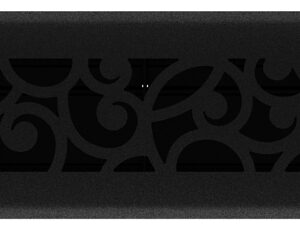 REGISTER FLR BLK IRN 2.25X12IN