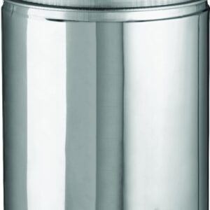Selkirk 206009 Chimney Pipe, 6 in ID, 8 in OD, 9 in L, Stainless Steel