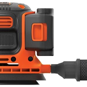 Black+Decker BDCRO20C Random Orbit Sander, Battery Included, 20 V, 1.5 Ah
