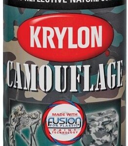 Krylon K04295777 Camouflage Spray Paint, Ultra Flat, Sand, 12 oz, Can
