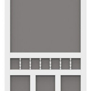 SCREEN TIGHT WACC36HD Screen Door, 36 in W, 80 in H, White