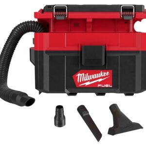 Milwaukee M18 FUEL PACKOUT 0970-20 Wet and Dry Vacuum Cleaner, 2.5 gal Vacuum, 50 cfm Air, 87 dBA, HEPA Filter