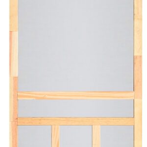 Screen Tight Creekside WCRC36 Series Screen Door, 36 in W Opening, 80 in H Opening, Wood Frame, Left, Right, Natural