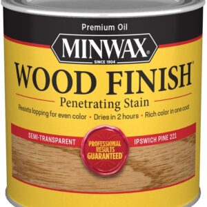 Minwax 222104444 Wood Stain, Ipswich Pine, Liquid, 0.5 pt, Can