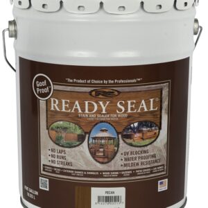 Ready Seal 515 Stain and Sealer, Pecan, 5 gal, Pail