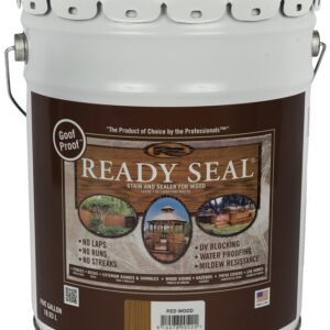 Ready Seal 520 Stain and Sealer, Redwood, 5 gal, Pail