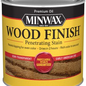 Minwax 223004444 Wood Stain, Early American, Liquid, 0.5 pt, Can