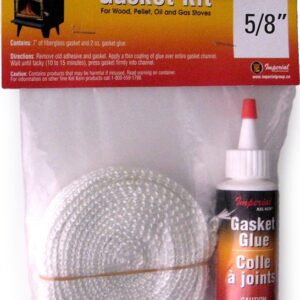 Imperial GA0011 Gasket Tape Kit, 7 ft L, 3/4 in W, Fiberglass Pack