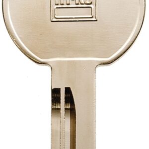 Hy-Ko 11010TM14 Key Blank, Brass, Nickel, For: Trimark Cabinet, House Locks and Padlocks, TM14 Key Number
