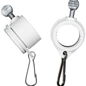 Valley Forge 28219 Flag Mounting Ring, Rotating, PVC, For: 1 in Dia Flag Poles