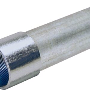 Allied Tube & Conduit 103101 Conduit, Rigid, 2-3/8 in OD, 2 in, 10 ft L, Steel, Galvanized