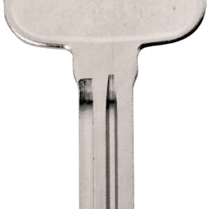 Hy-Ko 11010HY15 Automotive Key Blank, Brass, Nickel, For: Hyundai Vehicle Locks, HY15 Key Number