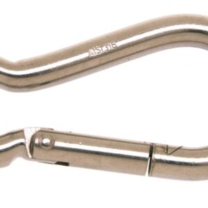 Campbell T7630436 Spring Snap Link, 7/16 in, 320 lb Working Load, Stainless Steel