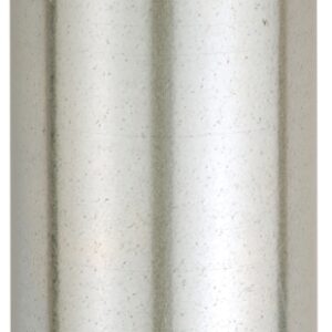 AmeriVent 3E12A Type B Gas Vent Pipe, 3 in OD, 12 in L, Aluminum/Galvanized Steel, Brass