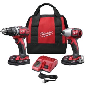 Milwaukee 2691-22 Combination Tool Kit, Battery Included, 1.5 Ah, 18 V, Lithium-Ion, 2-Tools