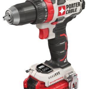Porter-Cable PCCK607LB Drill/Driver Kit, Battery Included, 20 V, 1/2 in Chuck, Ratcheting Chuck