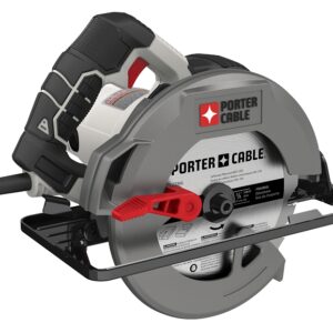 Porter-Cable PCE300 Circular Saw, 15 A, 7-1/4 in Dia Blade, 45 deg Bevel, 5/8 in Arbor