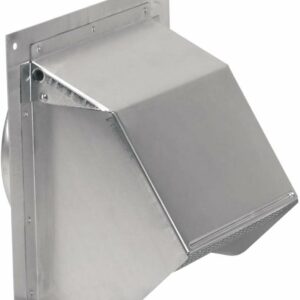 Broan 641 Wall Cap, Steel, Aluminum, For: 6 in Round Duct for Range Hoods and Bath Ventilation Fans