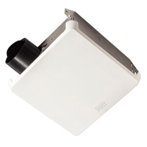 Broan Economy Energy Star Series 688E Ventilation Fan, 7-1/2 in L, 7-1/4 in W, 0.3 A, 120 V, 1-Speed, 50 cfm Air, Steel