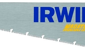 Irwin 2011204 Coarse Cut Saw, 20 in L Blade, 9 TPI, Steel Blade, Cushion-Grip Handle, Hardwood/Rubber Handle