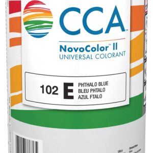 CCA NovoColor II Series 076.008832N.005 Universal Colorant, Phthalo Blue, Liquid, 1 qt