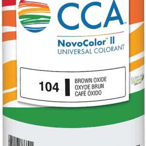 CCA NovoColor II Series 076.008897N.005 Universal Colorant, Brown, Liquid, 1 qt