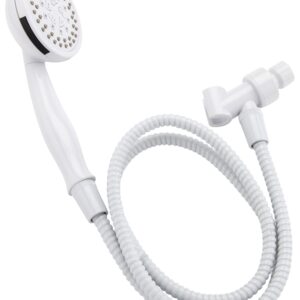 Plumb Pak K745WH Handheld Shower, 1.8 gpm, 5-Spray Function, 60 in L Hose