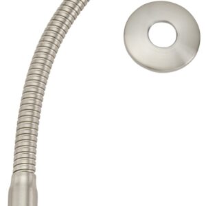 Plumb Pak K780BN Shower Arm and Flange, 11-1/2 in L, Stainless Steel, Brushed Nickel