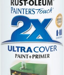 Rust-Oleum 249072 Spray Paint, Satin, Leafy Green, 12 oz, Can