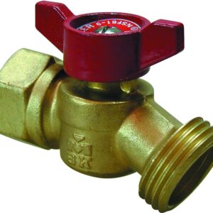 B & K 102-454HN Hose Bibb, 3/4 x 3/4 in Connection, FPT x Male Hose, 125 psi Pressure, Brass Body, Antique