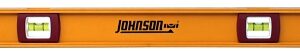 Johnson 1234-4800 I-Beam Level, 48 in L, Magnetic, Aluminum