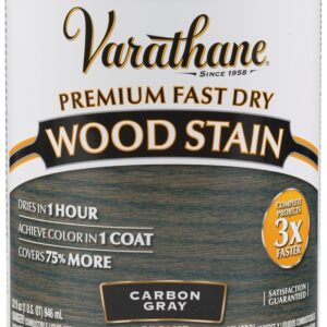 Varathane 307416 Wood Stain, Carbon Gray, Liquid, 0.5 pt, Can
