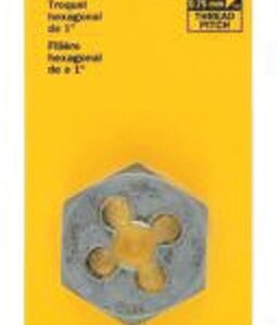 Irwin 9733 Metric Die, M8-1 Thread, Fine Thread, Right Hand Thread, HCS