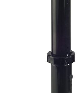 Keeney 64B Bath Drain, Plastic, Black, Chrome