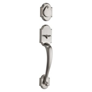 Kwikset 800AUH LIP 15 SMT 6AL Exterior Handleset, Austin Design, Satin Nickel, 3 Grade, Re-Key Technology: SmartKey