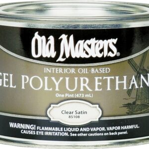 Old Masters 85108 Polyurethane, Gloss, Liquid, Clear, 1 pt, Can