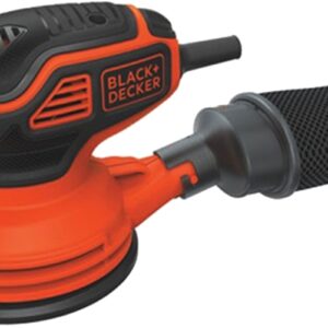 Black+Decker BDERO600 Random Orbit Sander, 2.6 A, 5 in Pad/Disc, Includes: (1) Sheet Sandpaper, (1) Dust Bag