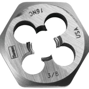 Irwin 9439 Machine Screw Die, 7/16-14 Thread, NC Thread, Right Hand Thread, HCS