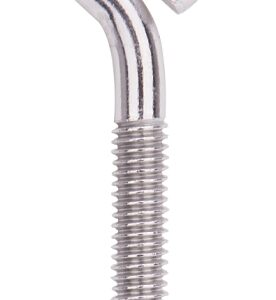 ProSource LR297 Eye Bolt, 8 mm Thread, Machine Thread, 2-1/4 in L Thread, 1-1/4 in Dia Eye, 292 lb Working Load