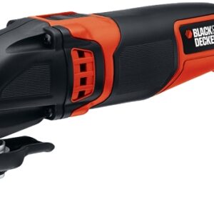 Black+Decker BD200MTB Oscillating Multi-Tool, 2 A, 10,000 to 20,000 rpm Speed