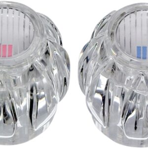 Danco 14884 Faucet Handle, Acrylic, For: Sterling Two Handle Kitchen, Lavatory and Tub/Shower Faucets