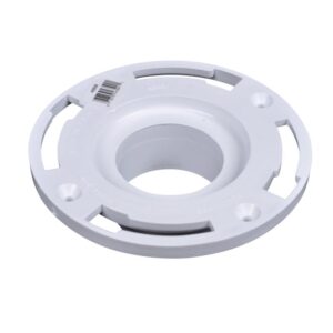 Oatey 43509 Closet Flange, 3 in Connection, PVC, White
