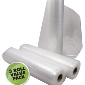 Weston 30-0202-W Vacuum Seal Bag, 11in X 18ft, Plastic, Clear