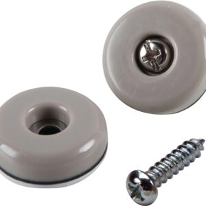 Shepherd Hardware 9456 Furniture Pad, Round, 7/8 in Dimensions, 75 lb, Polyethylene, Tan, 8/PK