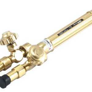 Forney 87102 Torch Handle, Compatible, Heavy Duty, Oxy-Acetylene, Tough Extruded Brass, For: Forney 01711 Torch Kit