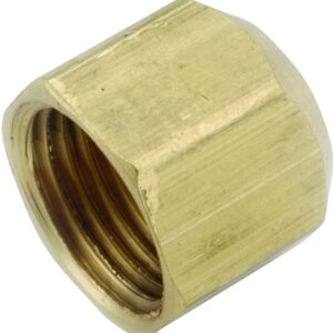 Anderson Metals 54840-06 Space Heater Tube Cap, 3/8 in, Flare